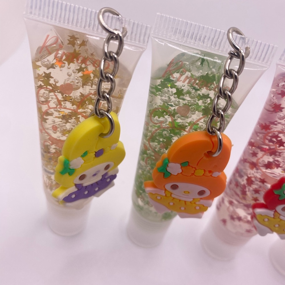 My Melody 6 Pack Glitter Lip Gloss - Color changing- Brand new - Picture 4 of 8